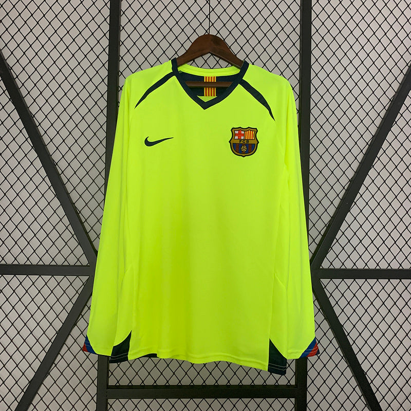 רטרו long sleeve ברצלונה 05/06 חולצת חו