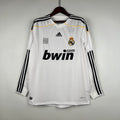 רטרו Real Madrid 09/10 Long Sleeve חולצת בית