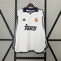 רטרו long sleeve Real Madrid 00/01 חולצת בית