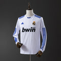 Real Madrid 10/11 חולצת בית Long Sleeve רטרו