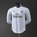 Real Madrid 19/20 חולצת בית Long Sleeve Player Version רטרו