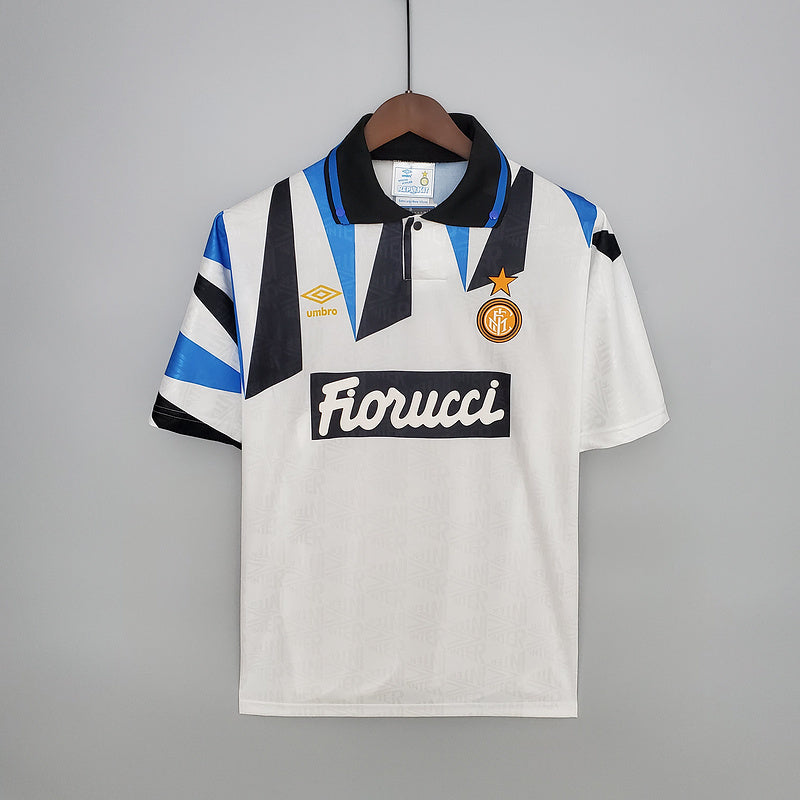 רטרו Inter Milan 92/93 חולצת חוץ