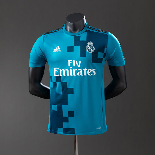 Real Madrid 17/18 חולצה שלישית חולצת חוץ Player Version רטרו