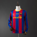 ברצלונה 2010/11 חולצת בית Champions League Edition Long Sleeve רטרו