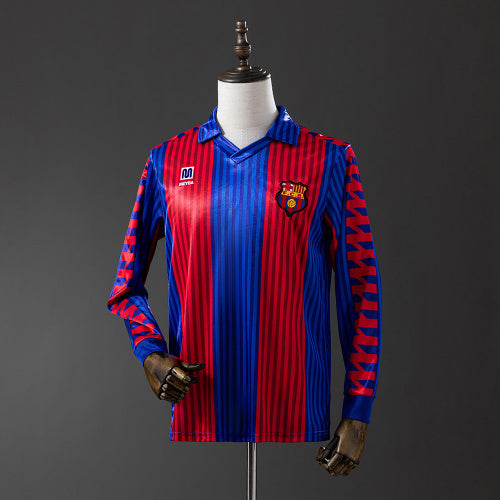 ברצלונה 1992 חולצת בית Long Sleeve רטרו