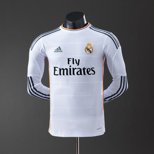 Real Madrid 13/14 חולצת בית Long Sleeve Player Version רטרו