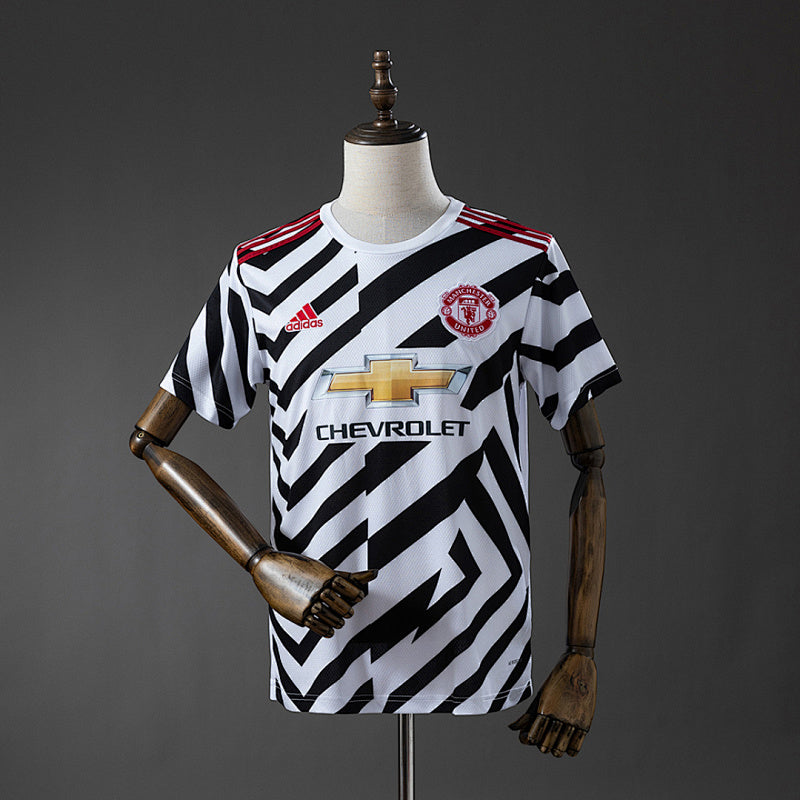 M-U 20/21 חולצה שלישית חולצת חוץ רטרו Jersey