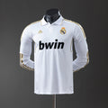 Real Madrid 11/12 חולצת בית Long Sleeve Player Version רטרו