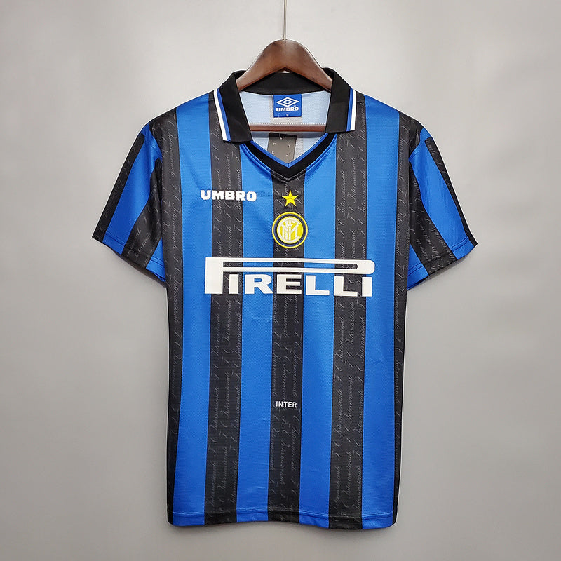 רטרו 97/98 Inter Milan חולצת בית