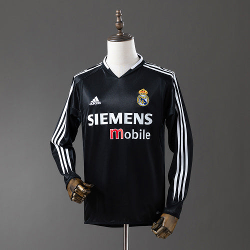 Real Madrid 04/05 חולצה שלישית חולצת חוץ Long Sleeve