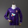 Fiorentina 92/93 חולצת בית Long Sleeve רטרו Jersey