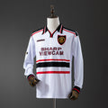 M-U 1998/99 חולצת חוץ Long Sleeve רטרו Jersey