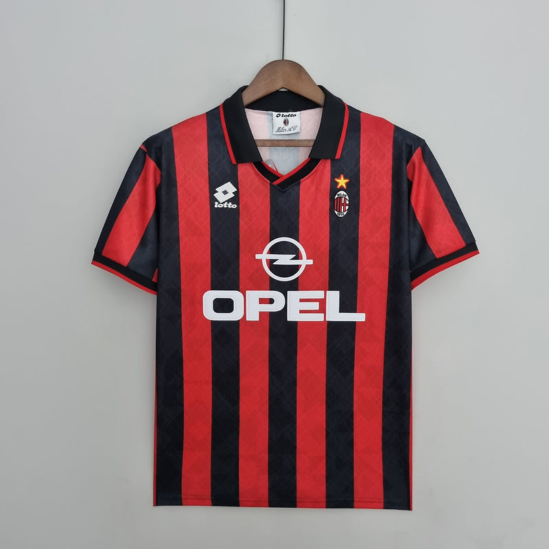 רטרו 95/96 AC Milan חולצת בית S-XXL