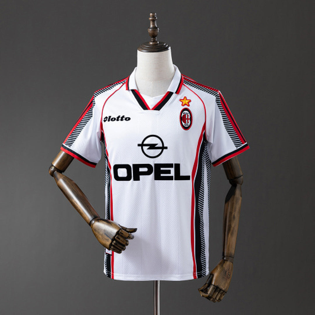 AC MILAN 97/98 חולצת חוץ רטרו Jersey S-XXL