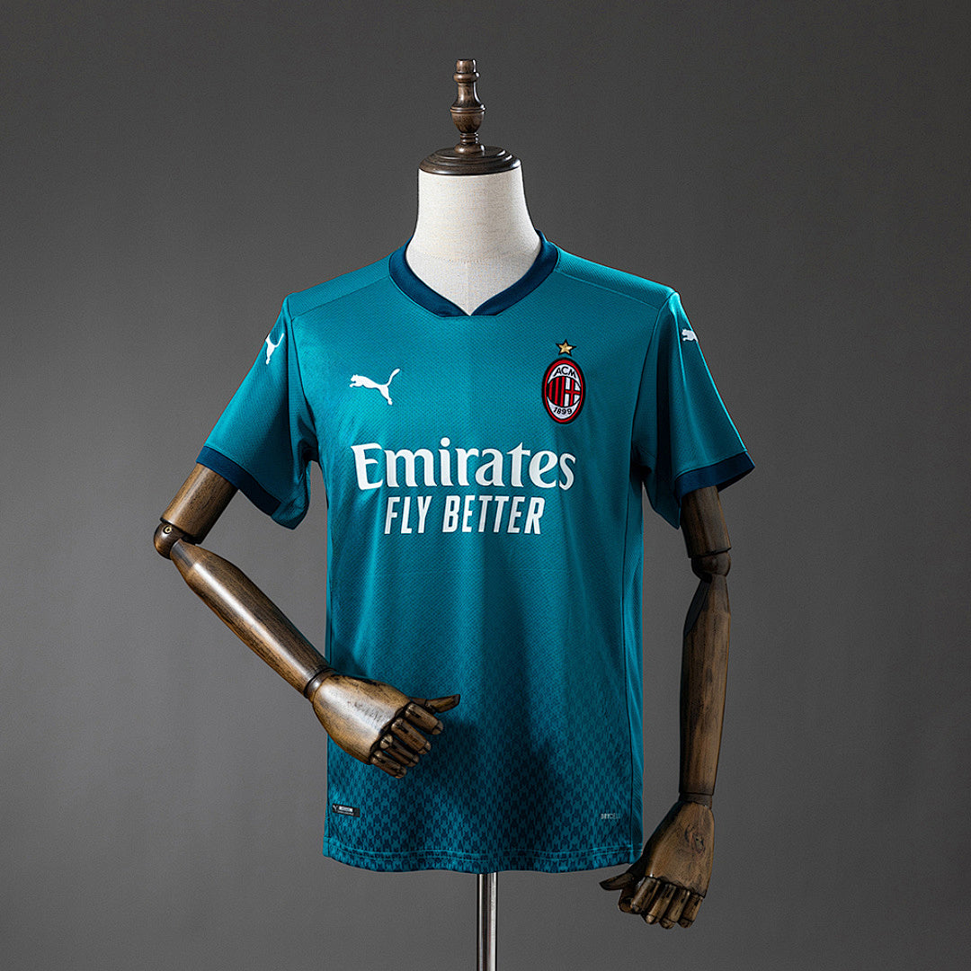 AC Milan 20/21 חולצה שלישית חולצת חוץ רטרו Jersey S-XXL
