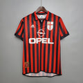 רטרו 99/00 AC Milan חולצת בית S-XXL