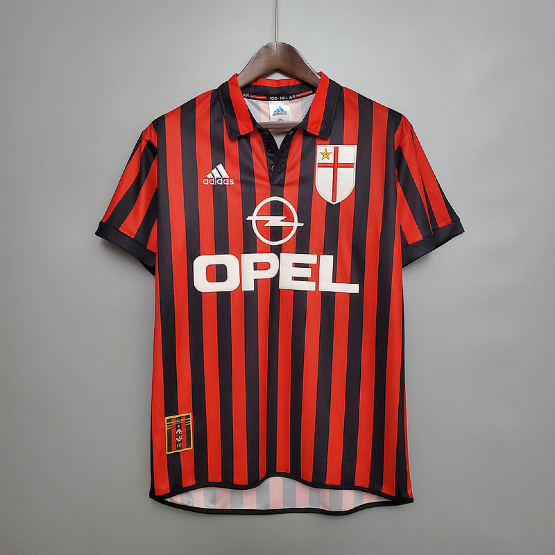 רטרו 99/00 AC Milan חולצת בית S-XXL