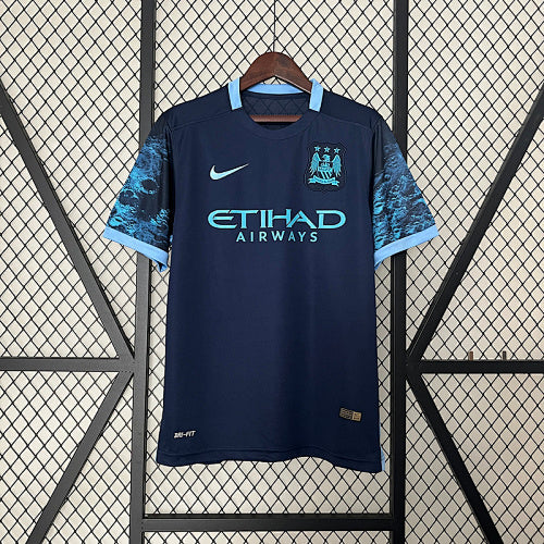 רטרו Manchester City 15/16 חולצת חוץ