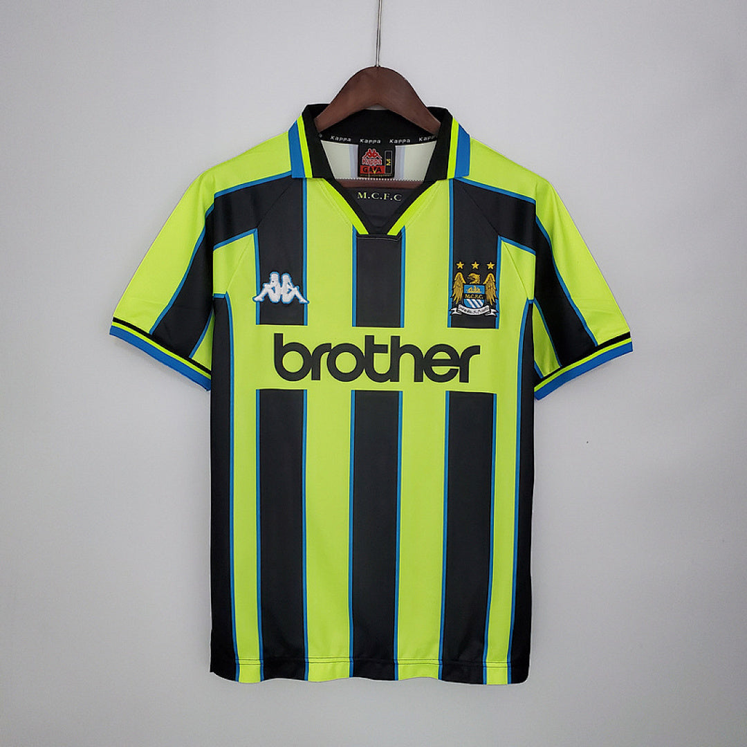 רטרו Manchester City 98/99 חולצת חוץ