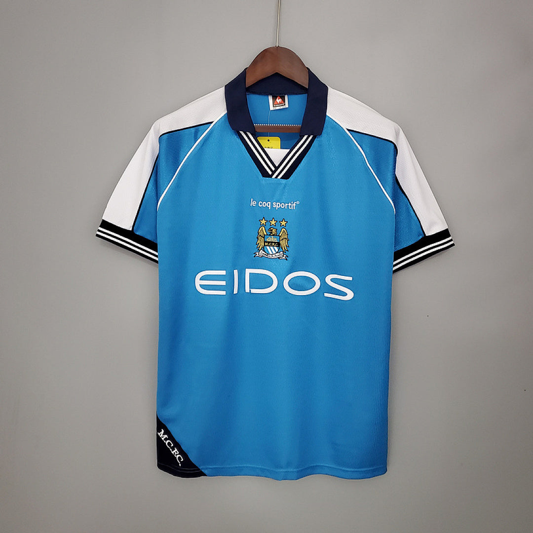 רטרו Manchester City 99/01 חולצת בית