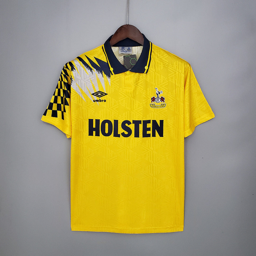 רטרו Tottenham 92/94 חולצת חוץ Yellow