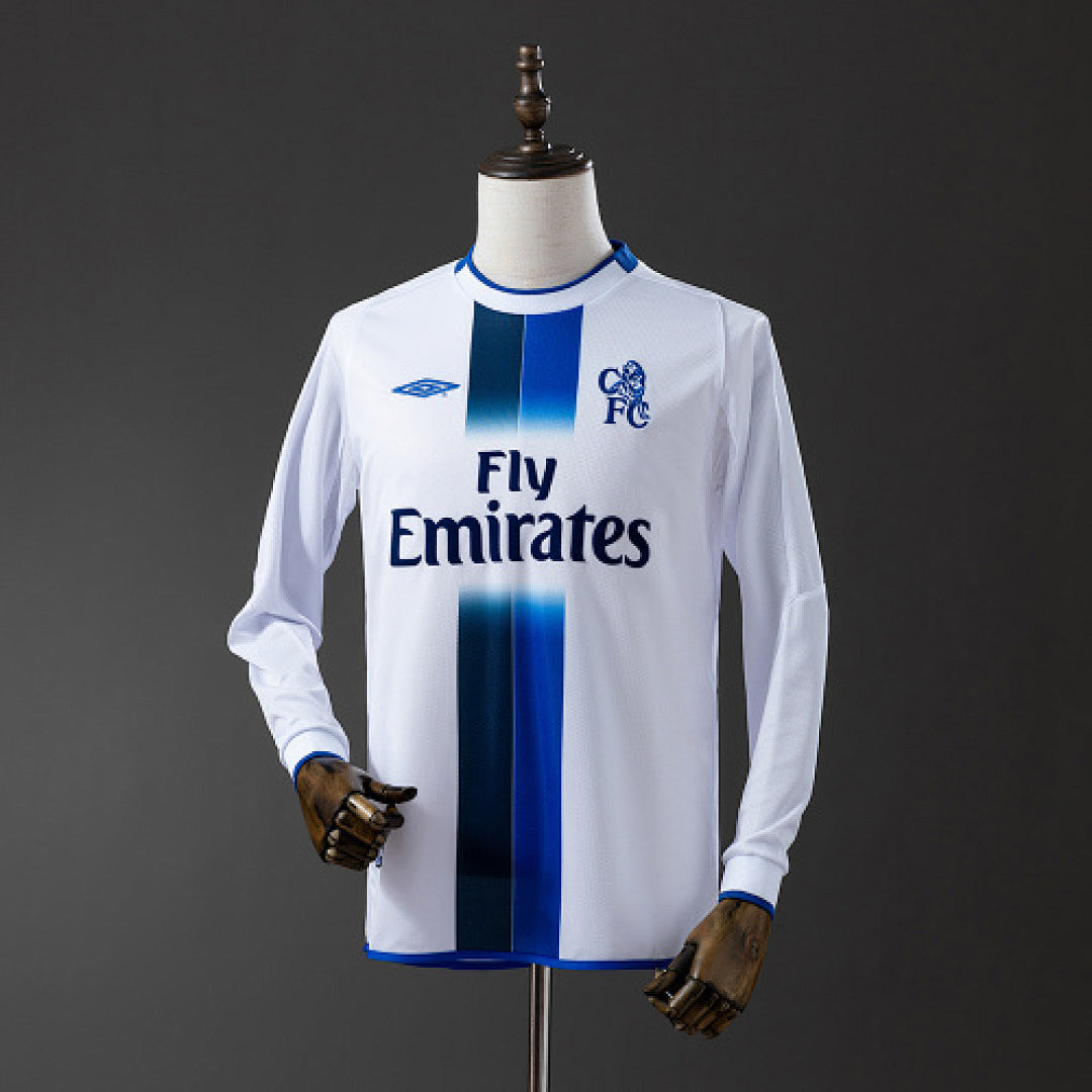 רטרו long-sleeved 03/05 Chelsea חולצת חוץ