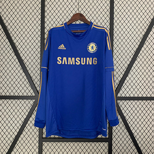 רטרו long sleeve Chelsea 12/13 חולצת בית
