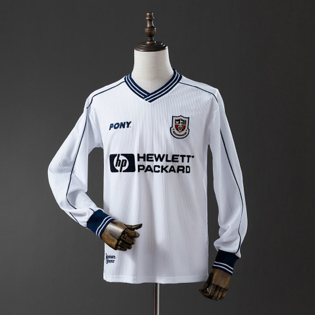 Tottenham Hotspur 97/99 חולצת בית Long Sleeve רטרו Jersey