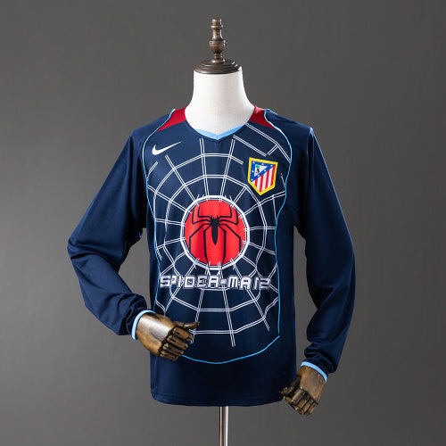 Atletico Madrid 04/05 חולצת חוץ Long Sleeve רטרו