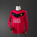 M-U 09\10 חולצת בית Long Sleeve רטרו Jersey
