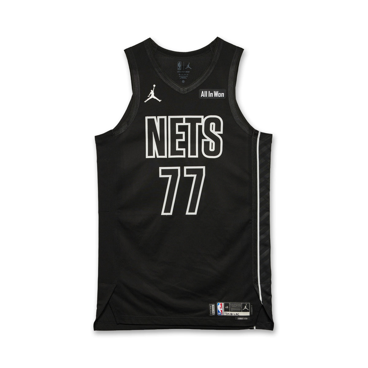 גופיית בן שרף ברוקלין נטס שחורה NETS - חזית