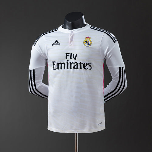 Real Madrid 14/15 חולצת בית Long Sleeve Player Version רטרו