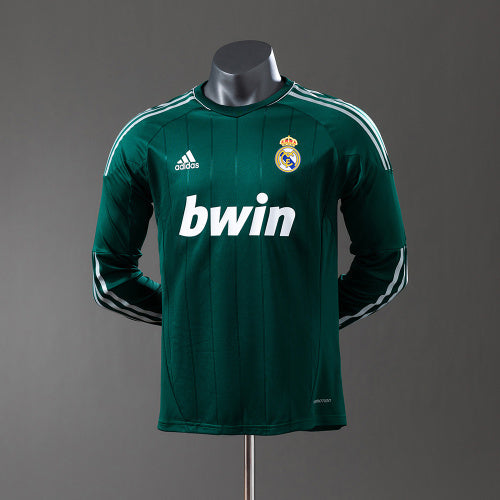 Real Madrid 2012/13 Second חולצת חוץ Long Sleeve רטרו