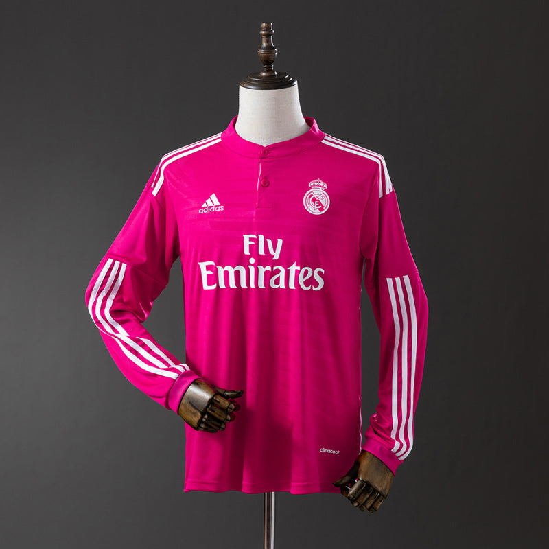 Real Madrid 14/15 חולצת חוץ Long Sleeve רטרו