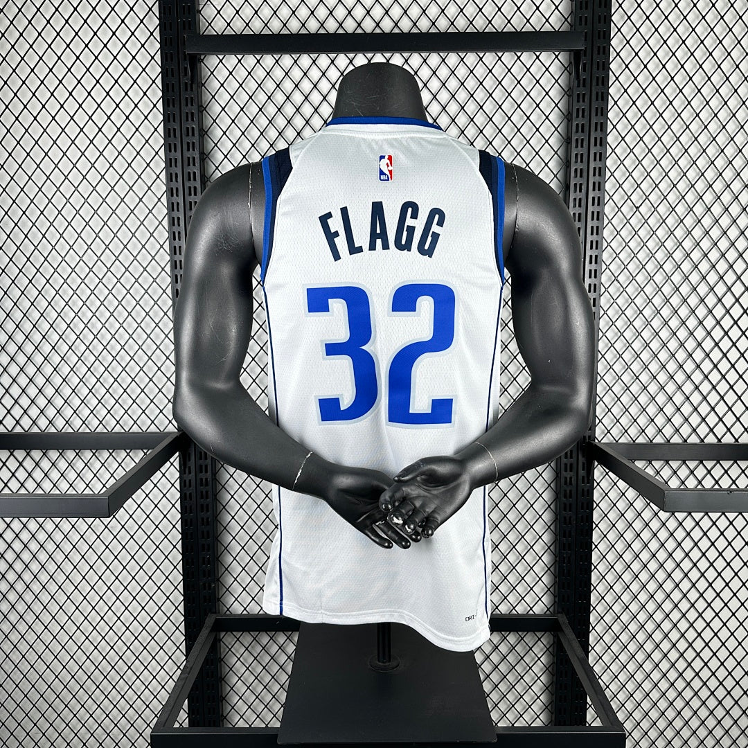 Dallas Mavericks Cooper Flagg 32 White - back