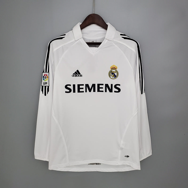 רטרו long sleeve Real Madrid 05/06 חולצת בית