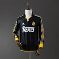 Real Madrid 98/00 חולצת חוץ Long Sleeve רטרו