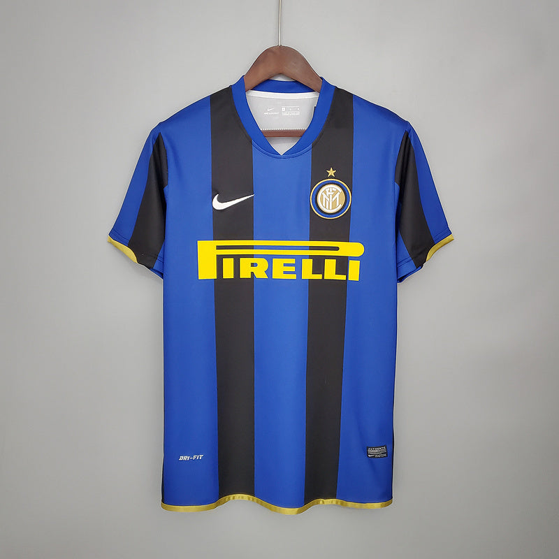 רטרו 08/09 Inter Milan חולצת בית