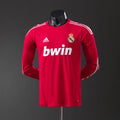 Real Madrid 11/12 חולצה שלישית חולצת חוץ Long Sleeve Player Version רטרו