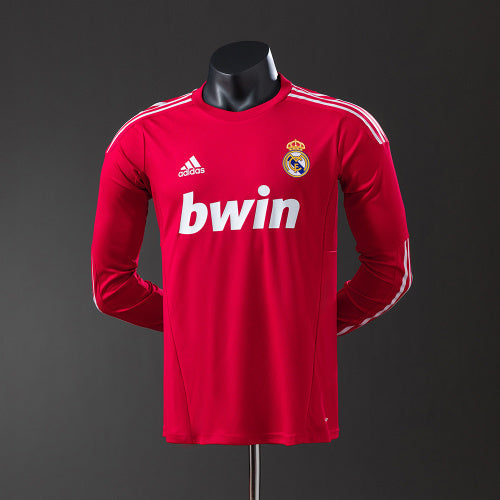 Real Madrid 11/12 חולצה שלישית חולצת חוץ Long Sleeve Player Version רטרו