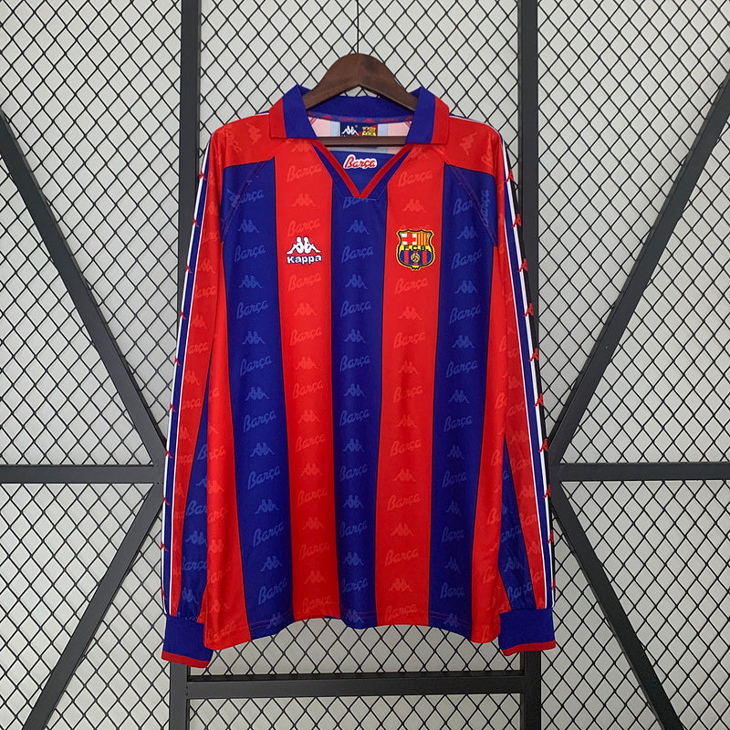 רטרו long sleeve ברצלונה 96/97 חולצת בית