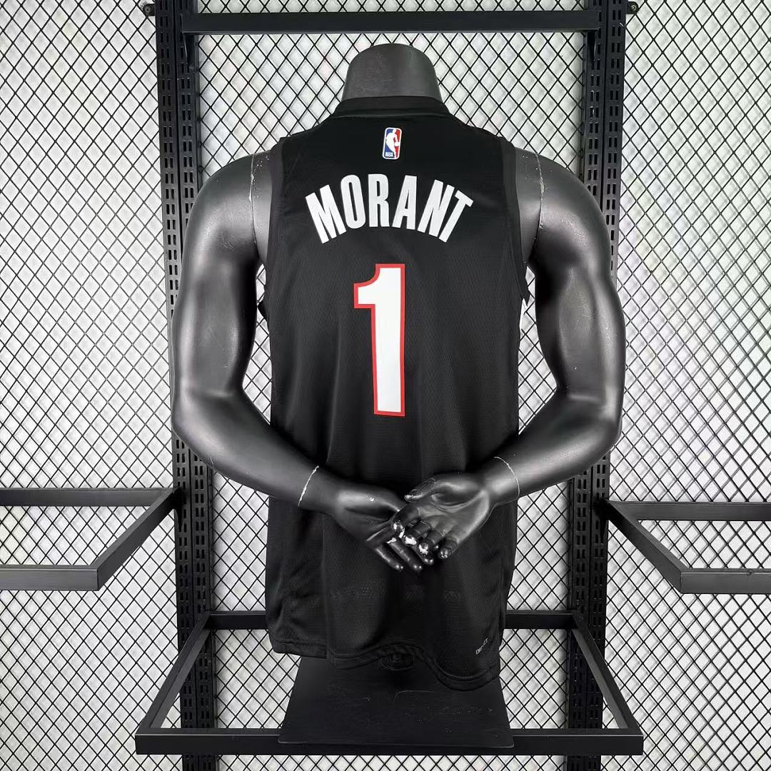 Portland Trail Blazers Morant 1 Black - back