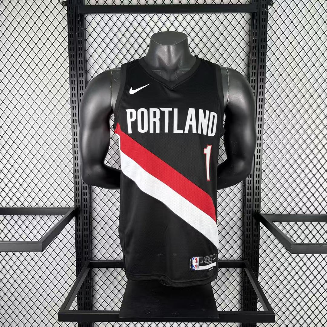 Portland Trail Blazers Morant 1 Black - front