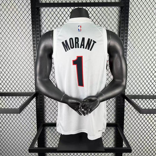 Portland Trail Blazers Morant 1 White - back