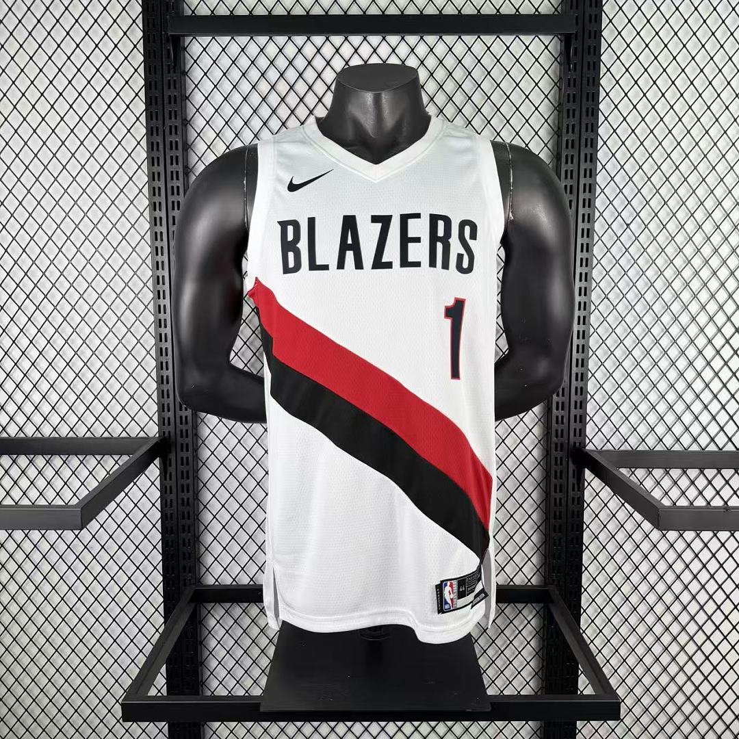 Portland Trail Blazers Morant 1 White - front