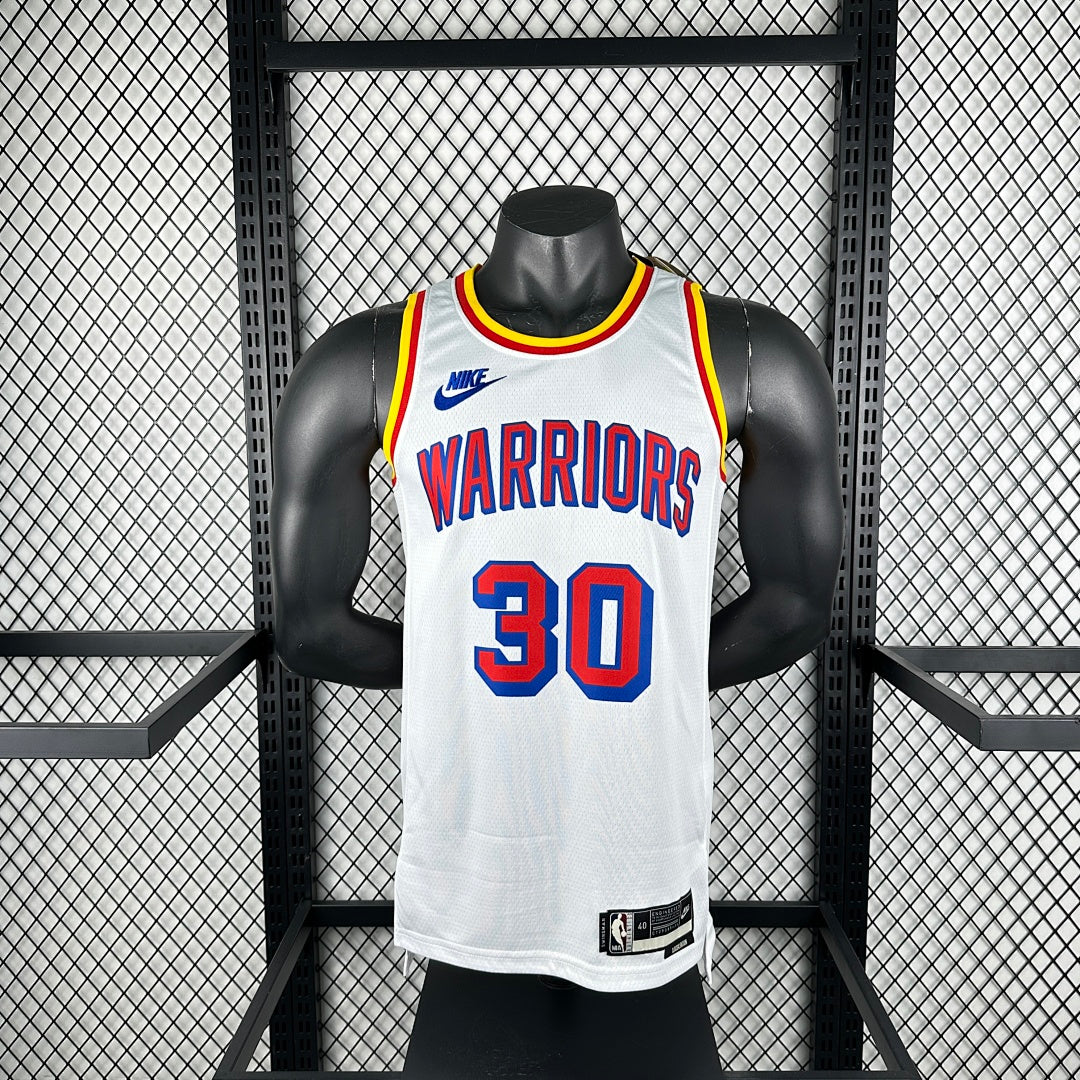 Golden State Warriors Stephen Curry 30 White - front